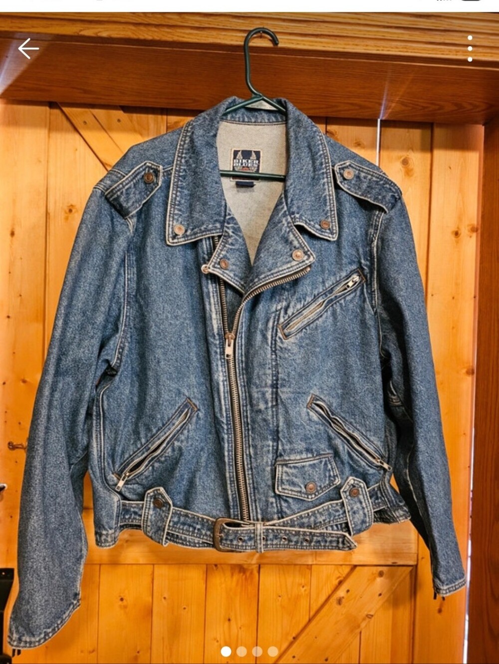 Womens Vintage Denim Harley Davidson Blues Addition